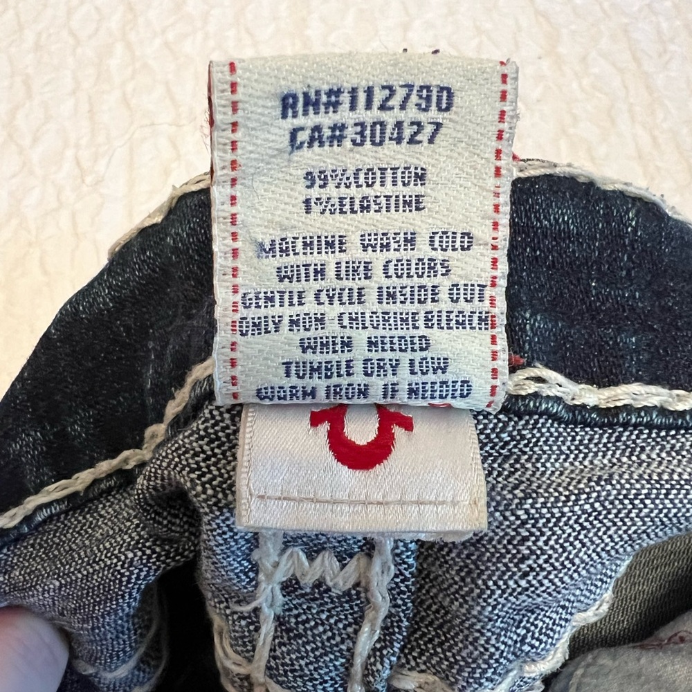 True Religion Flare Jeans - Size 29 (Made in USA) - Bobby Super T - Picture 7 of 10